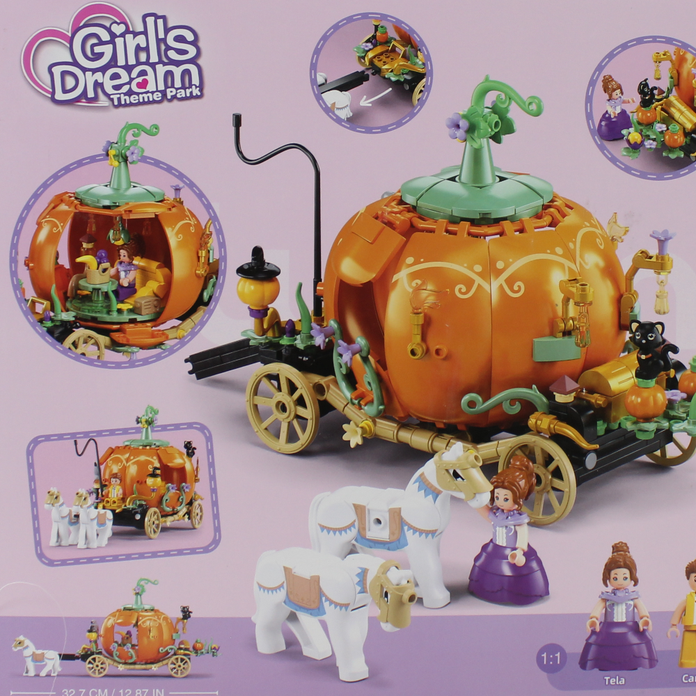 Sluban Girls Dream Pumpkin Carriage - 320Pcs