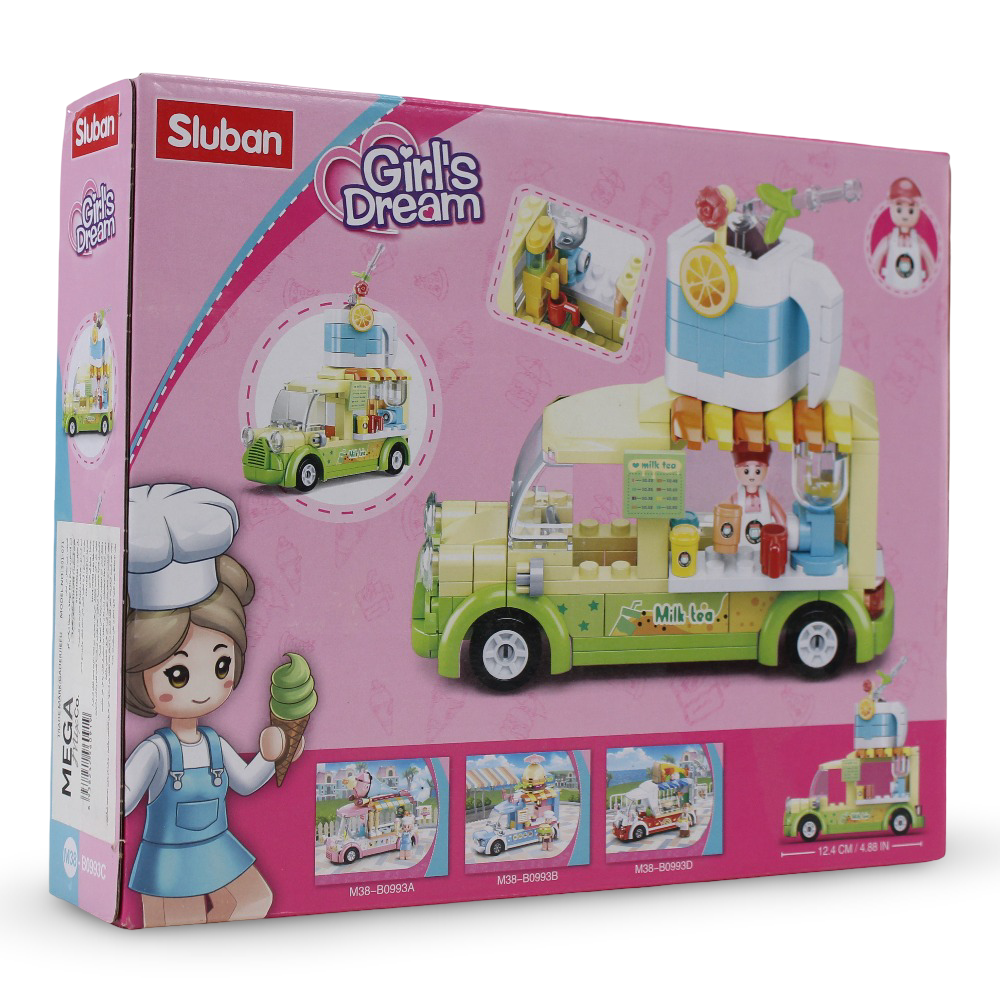Sluban Girls Dream Milk Tea Truck - 174Pcs