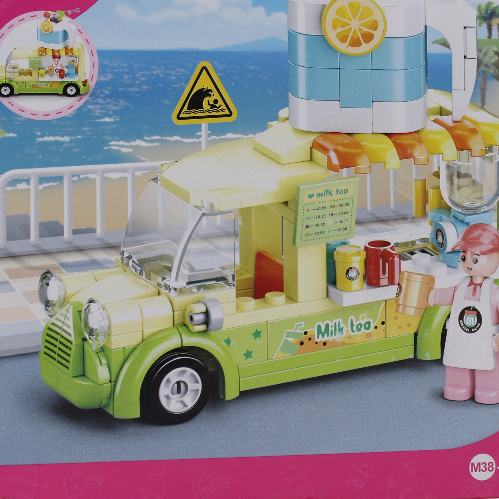 Sluban Girls Dream Milk Tea Truck - 174Pcs