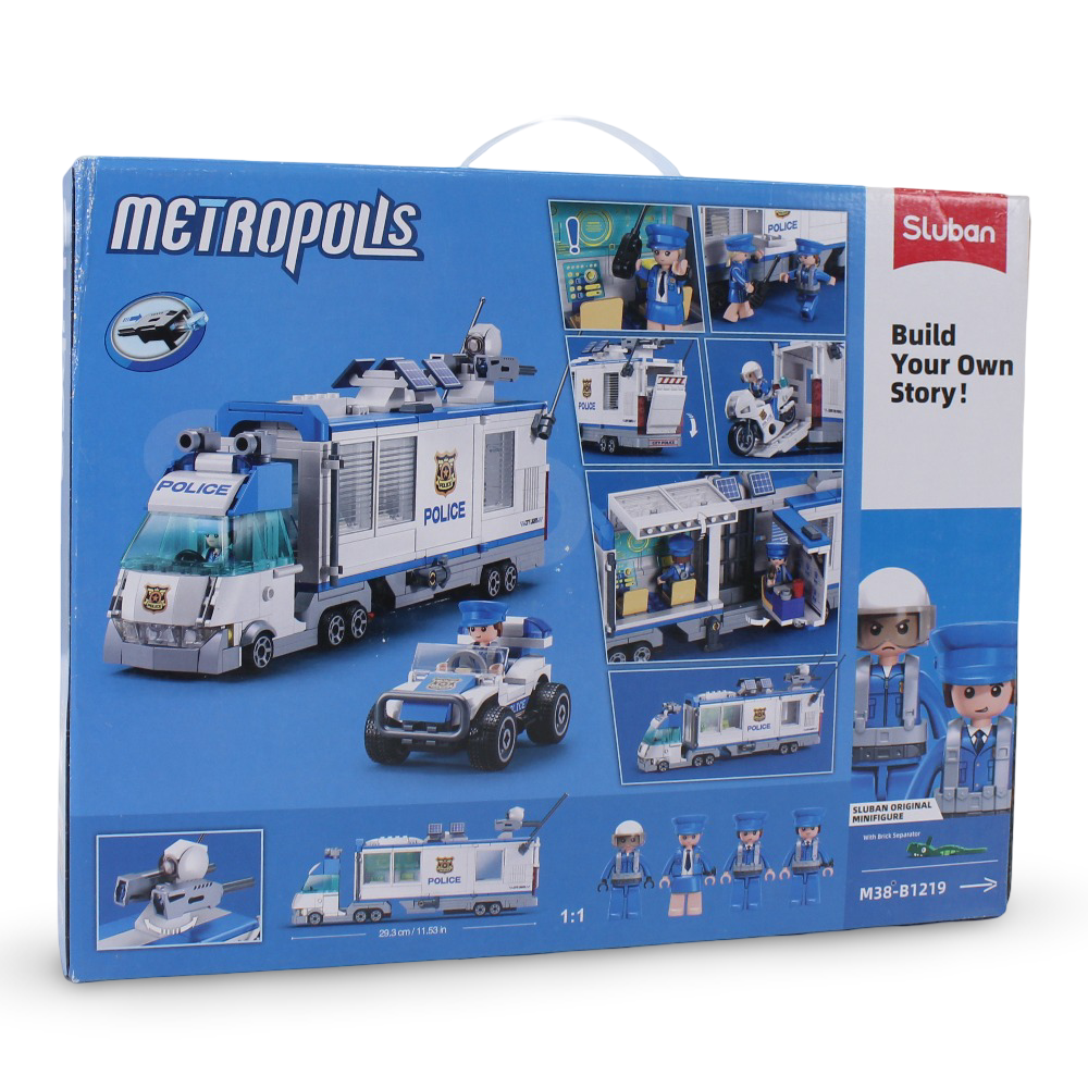 Sluban Metropolis Police Headquarters - 510Pcs