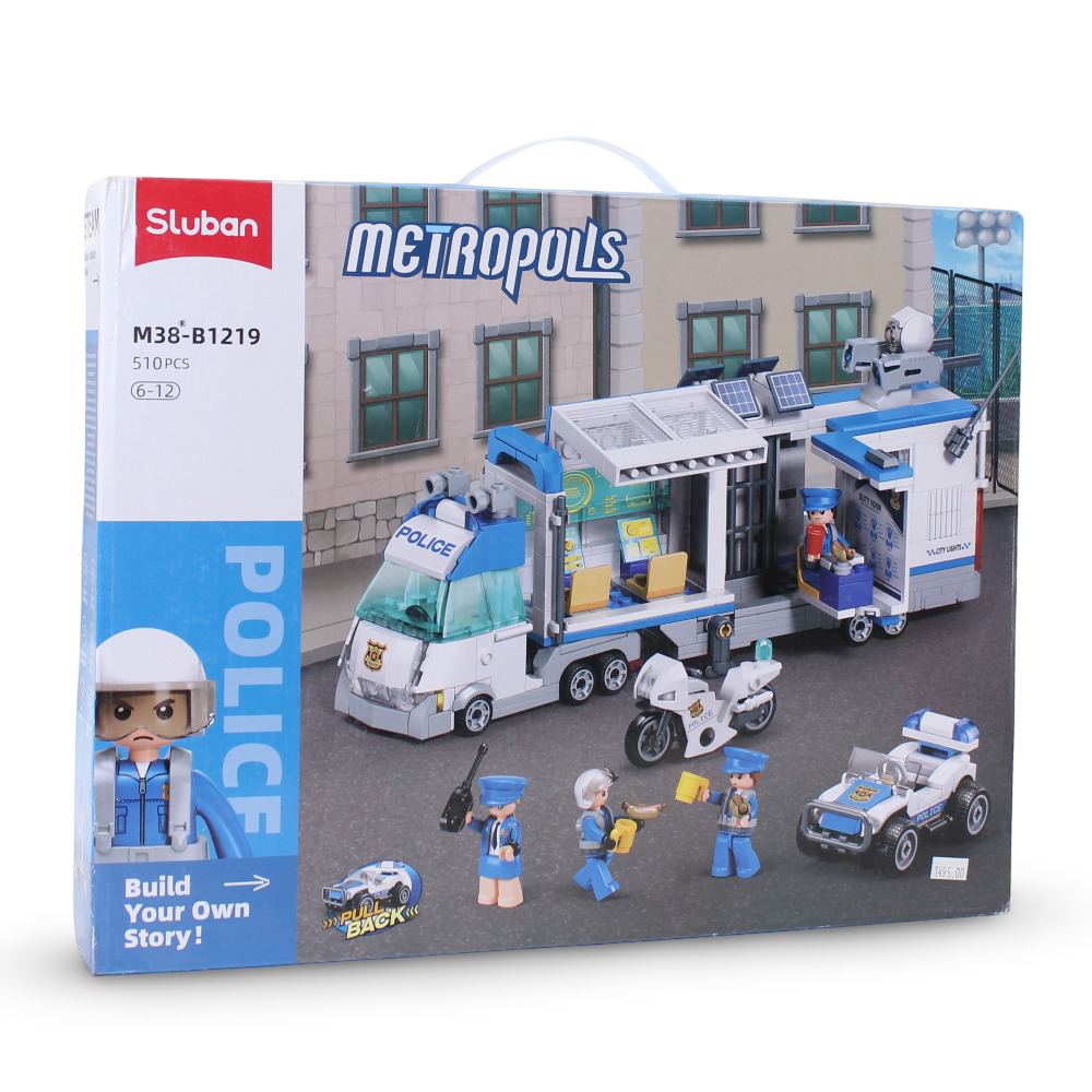 Sluban Metropolis Police Headquarters - 510Pcs