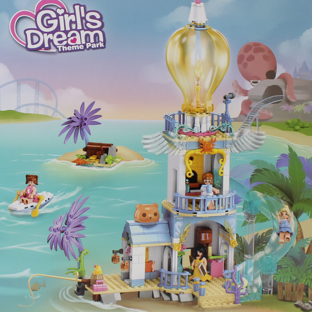 Sluban Girls Dream The High Landers Light House - 404Pcs