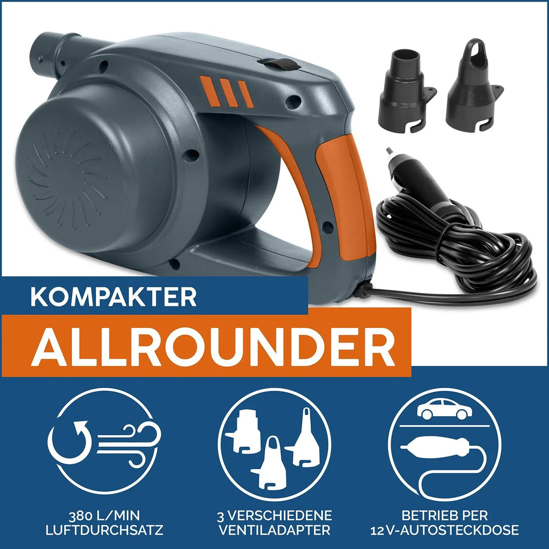 Bestway PowerGrip DC Air Pump - Summer