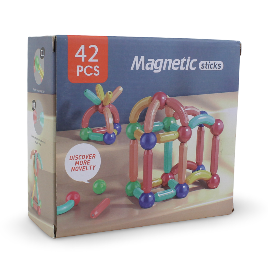 Magnetic Sticks and Balls – 42 Pcs