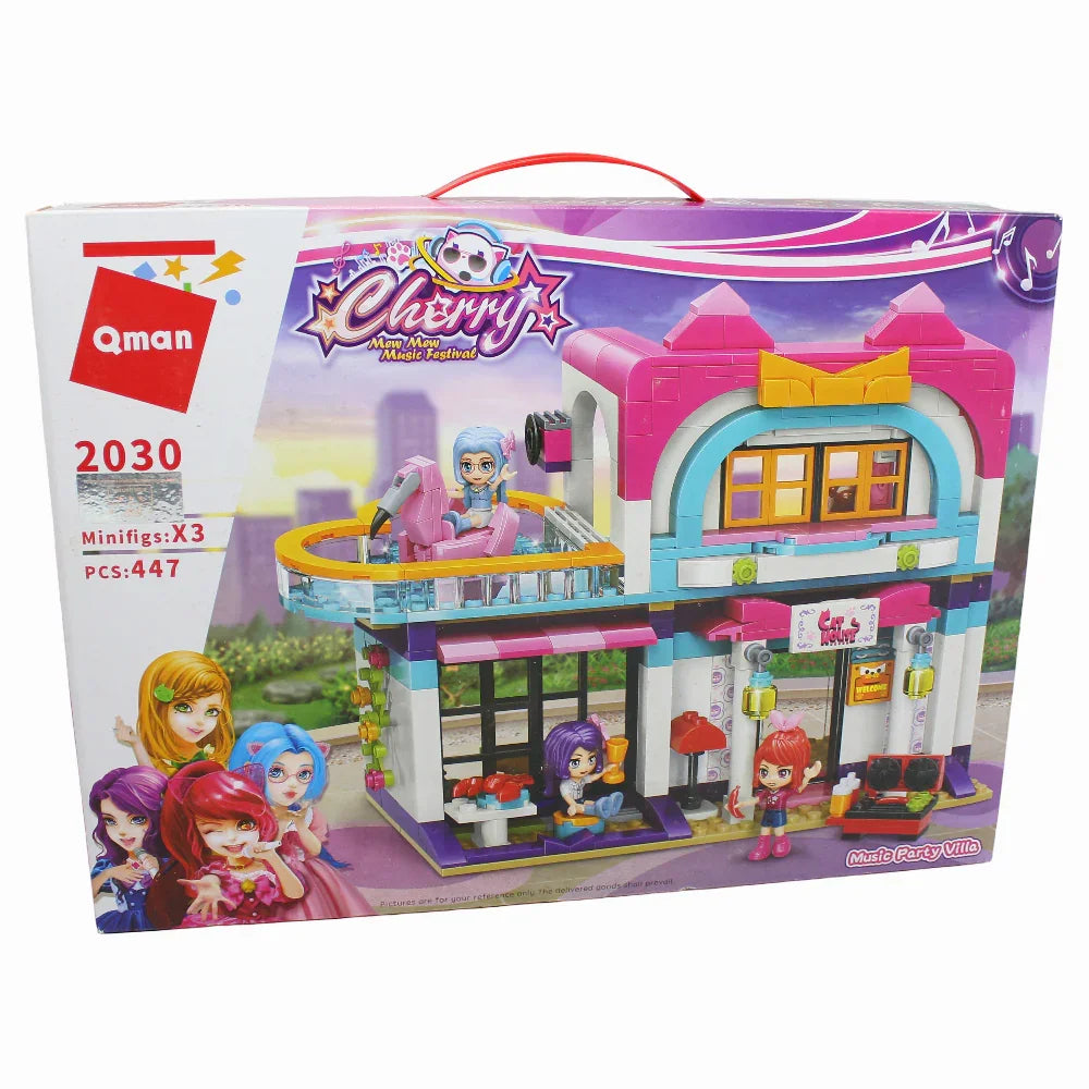 Cherry Mew Mew Music Festival Building Blocks - 447 Pcs - Toys - Qman