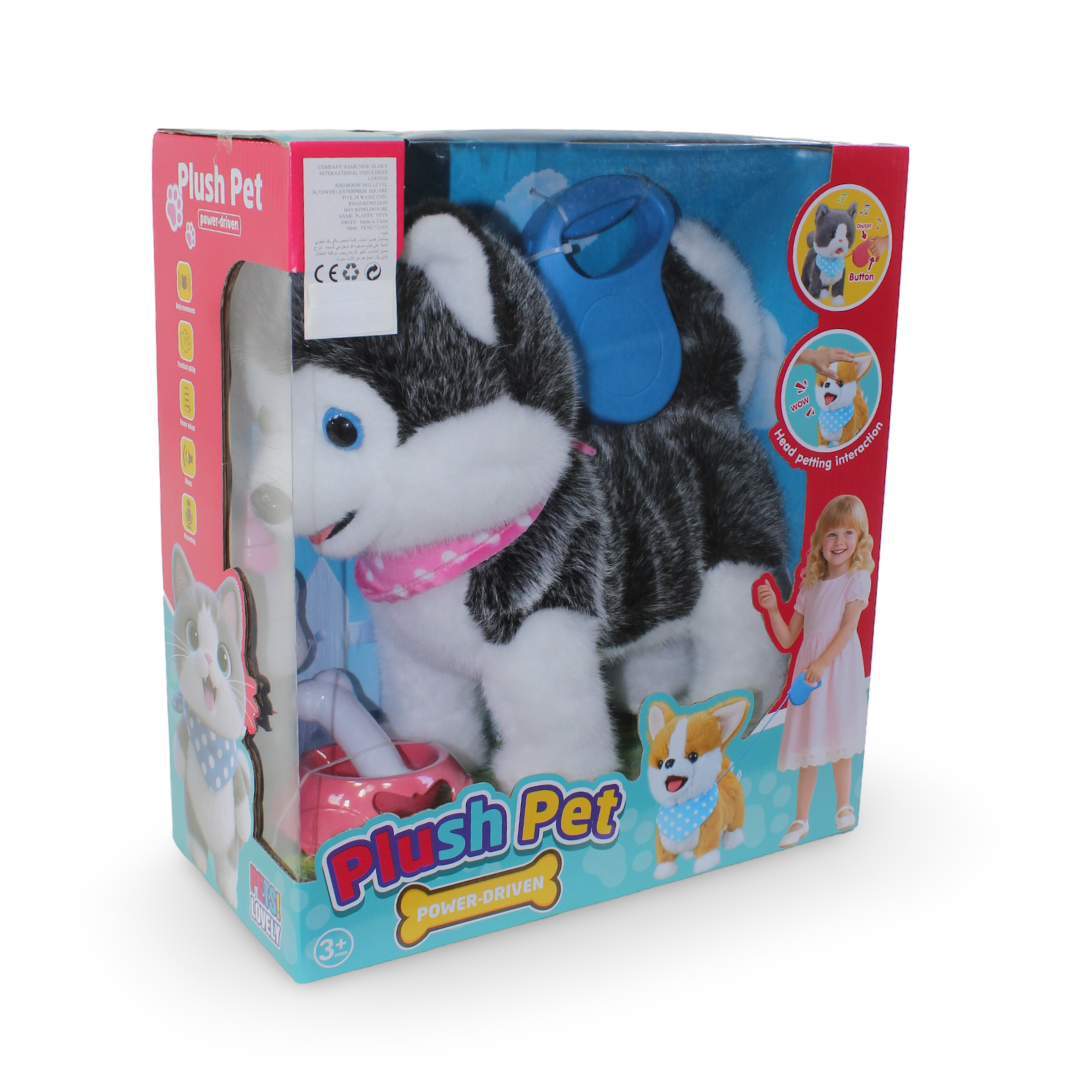 Plush Pet Husky Toy