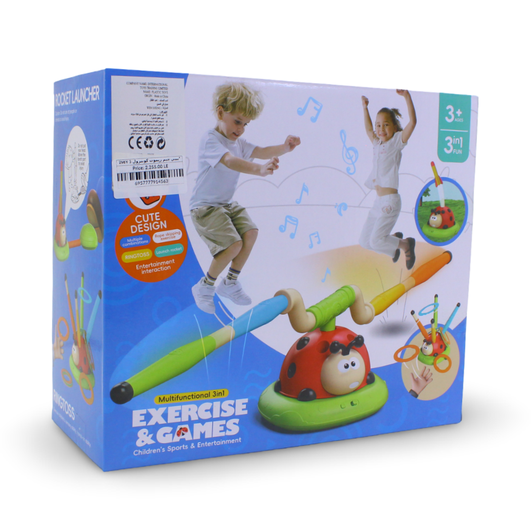 Exercise & Games 3-in-1 Ladybug Sports and Games Toy
