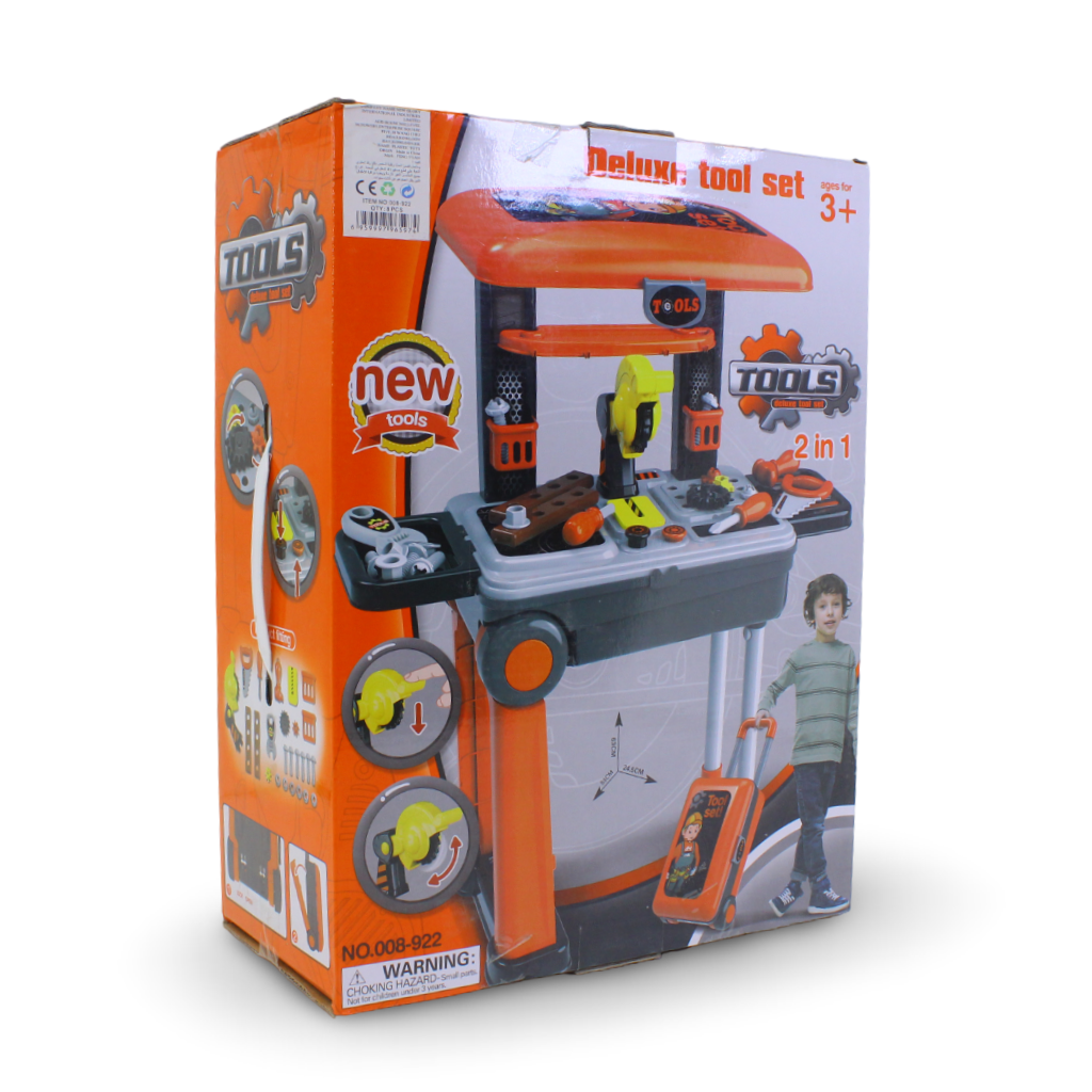 Deluxe 2in1 Tool Set Toy