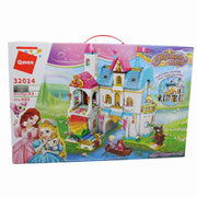 Princess Leah Lake Rainbow Castle Building Blocks - 605 Pcs
