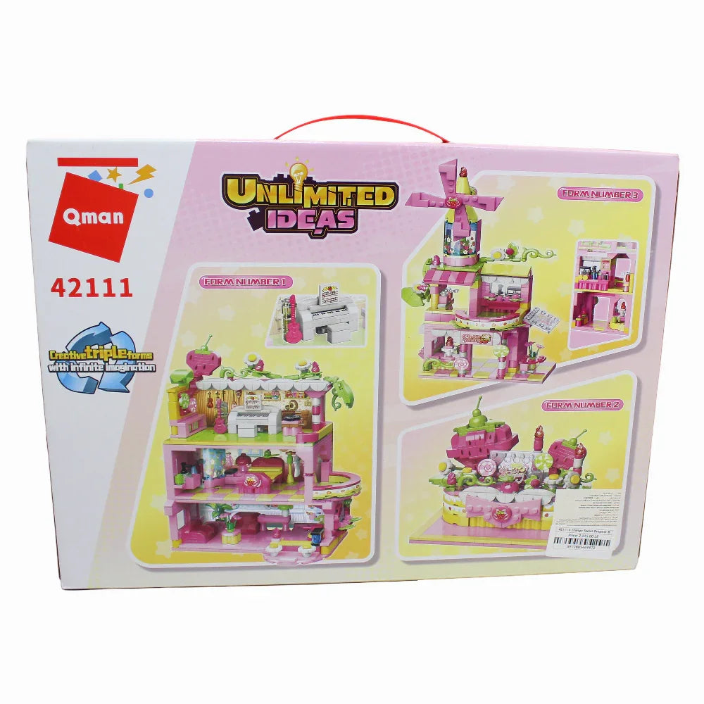 Unlimited Ideas Sweet Dreamer Building Blocks - 580 Pcs