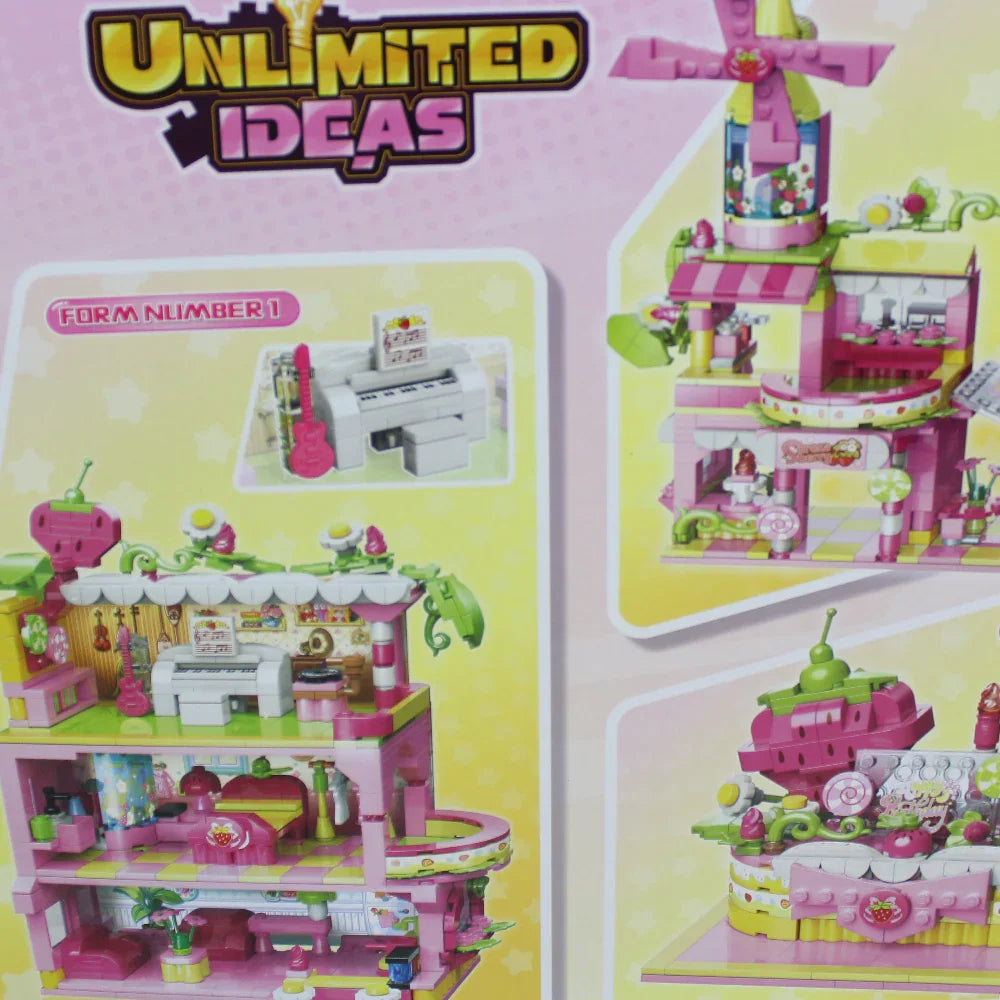Unlimited Ideas Sweet Dreamer Building Blocks - 580 Pcs