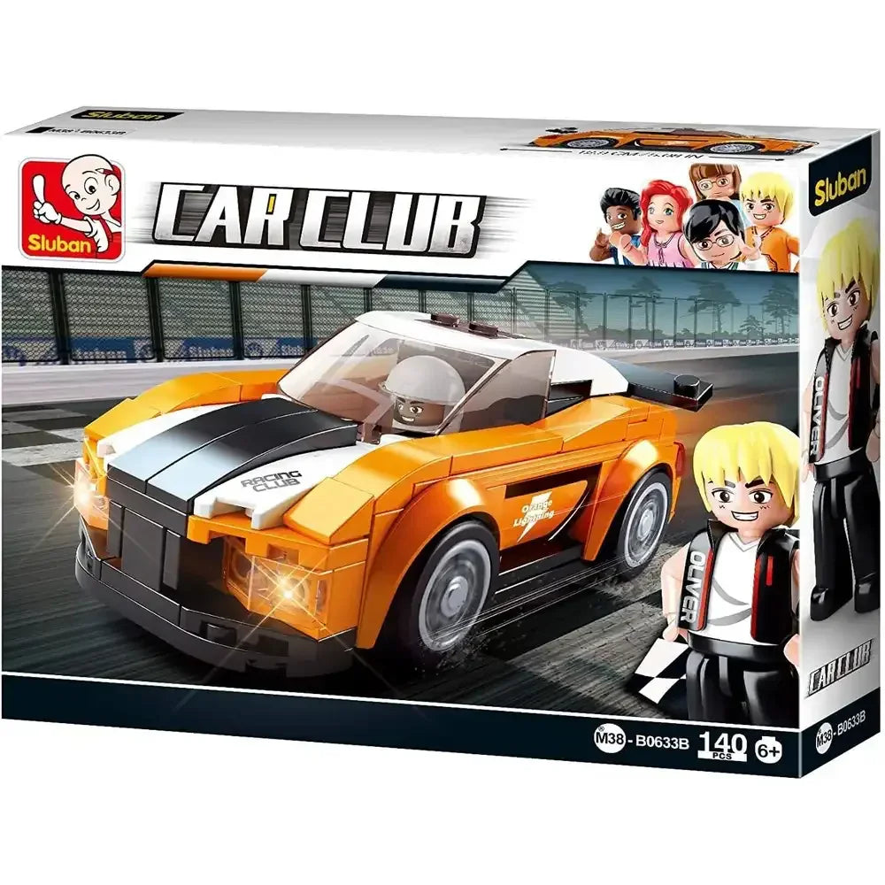 Sluban Car Club Bobcat Racing Car Building Blocks Set - 140 PCS