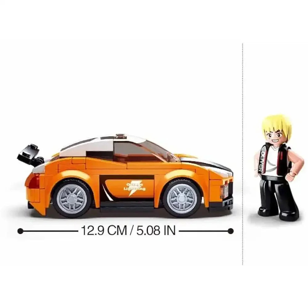 Sluban Car Club Bobcat Racing Car Building Blocks Set - 140 PCS