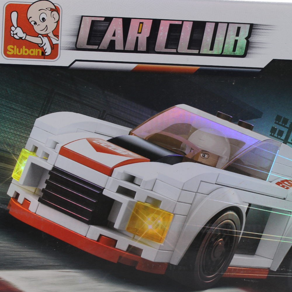 Sluban Car Club Knight Racing Car Blocks Set - 152Pcs