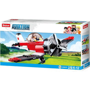 Sluban Aviation Ill Stunt Plane Building Blocks Set - 128 Pcs