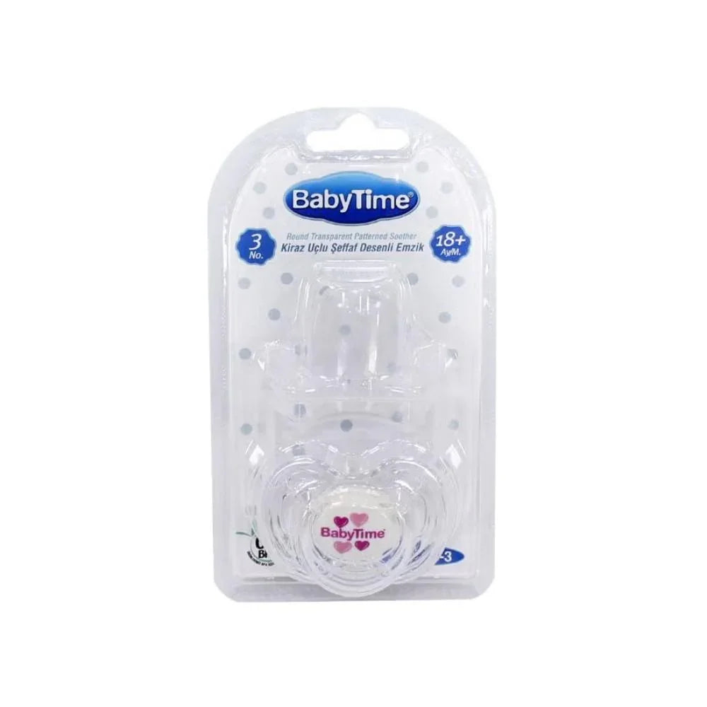 Baby Time Orthodontic Pacifier with Cover Size 2 – Pink