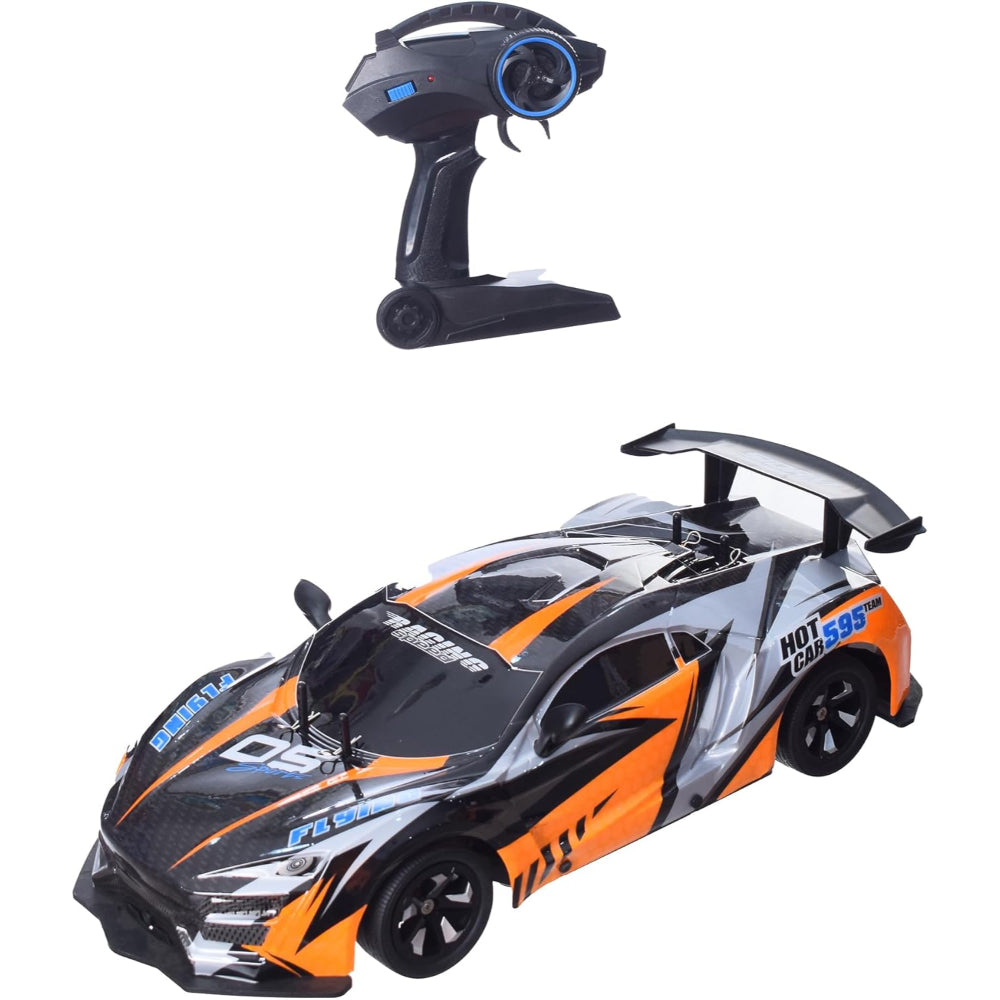 High-Speed RC Drift Racing Car – Remote Control Toy for Kids (Orange) - Toys - OKO