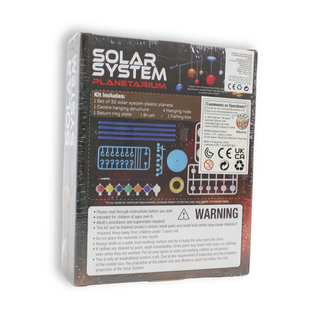 Eduman Build Your Own Solar System Model Making Kit