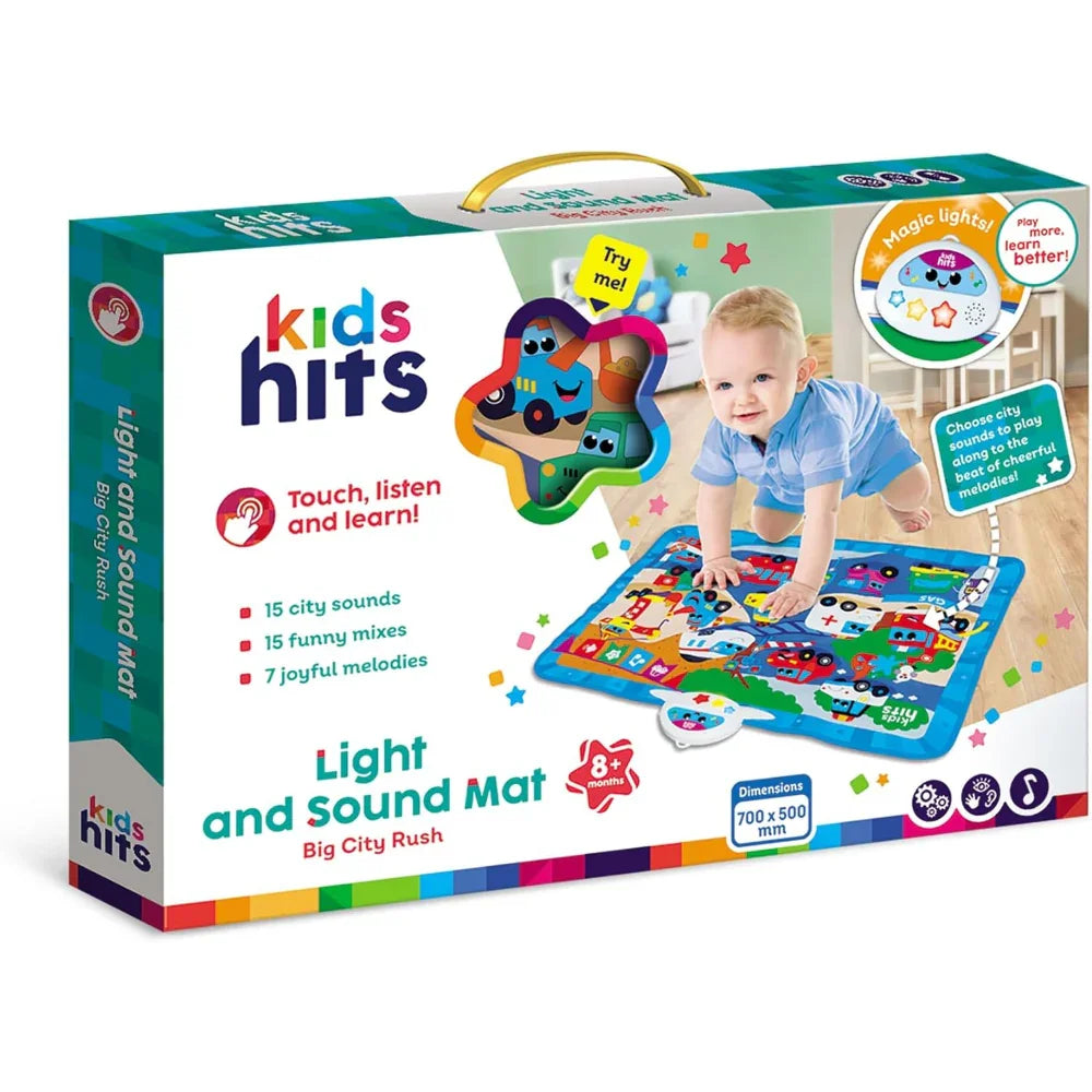 Kids Hits Big Busy City Light & Sound Mat - Toys