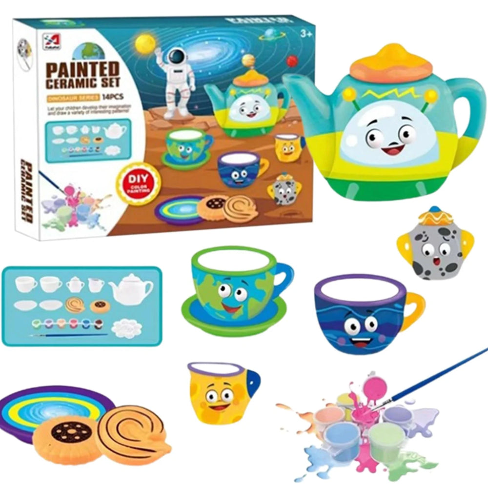 Painted Ceramic Set - Toys - OKO