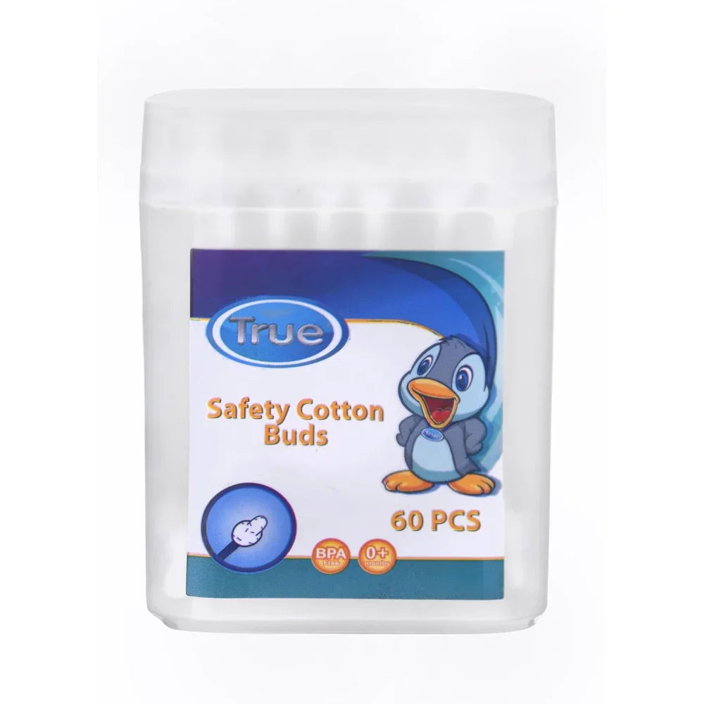True Safety Cotton Buds - 60 Pcs