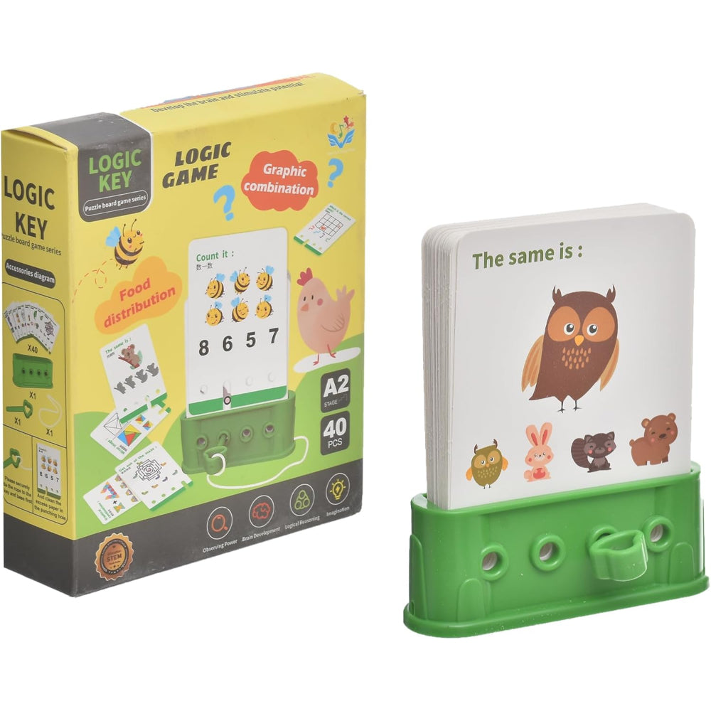 Logic Key Puzzle Game A2 – 40 Pcs - Toys - OKO