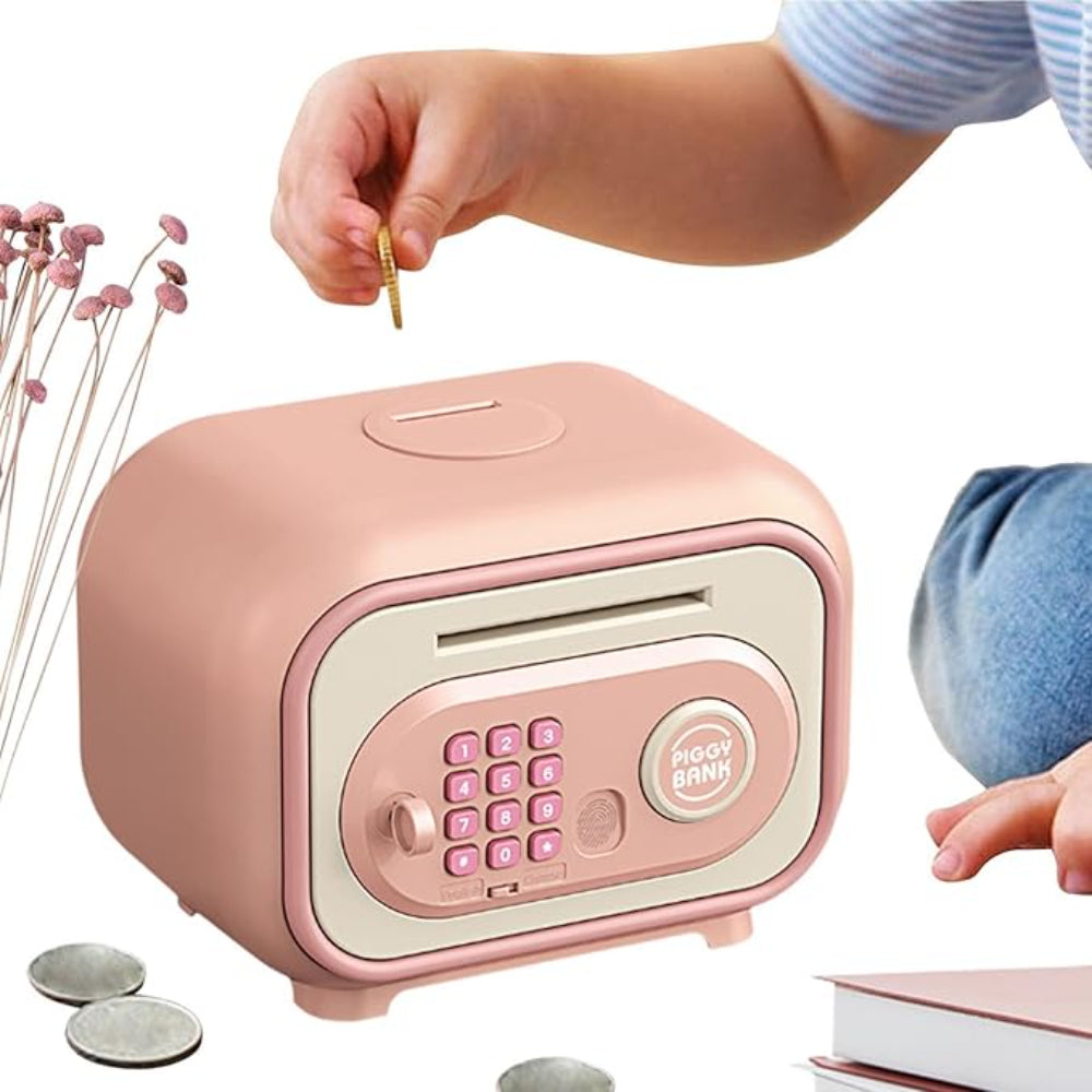 Children's Electronic Piggy Bank – Salmon - Toys - Egypt