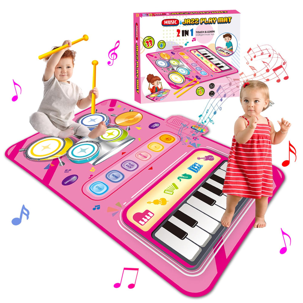 Music Jazz Plat Mat – Montessori Electronic Musical Toy (Pink) - Toys - Ozen Star