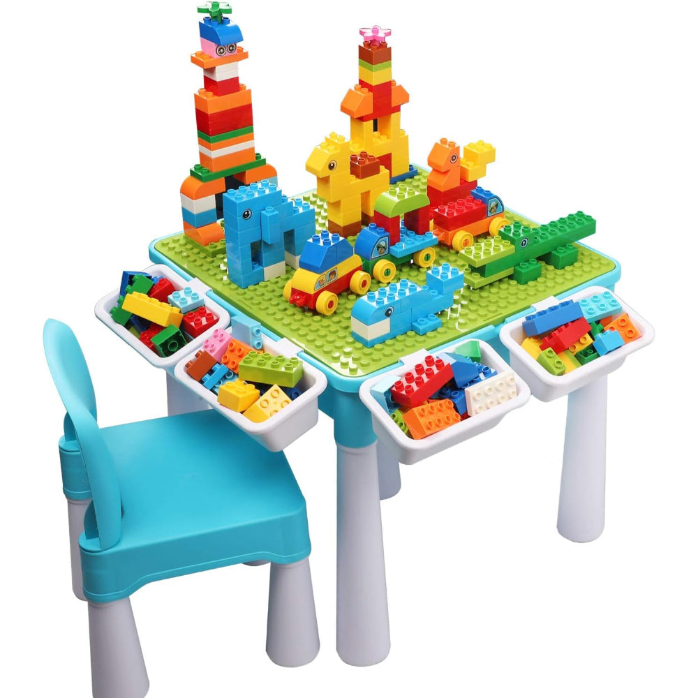 Large Particle Building Block Table