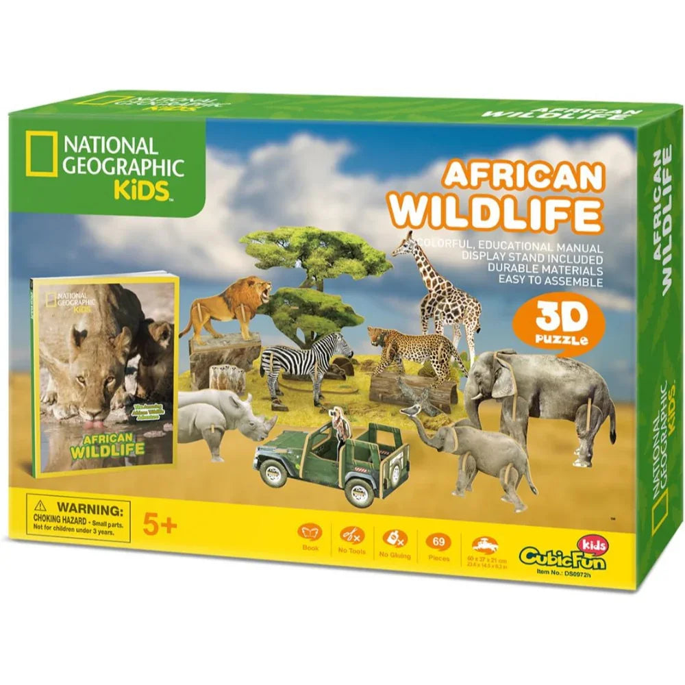 CubicFun African Wildlife 3D Puzzle