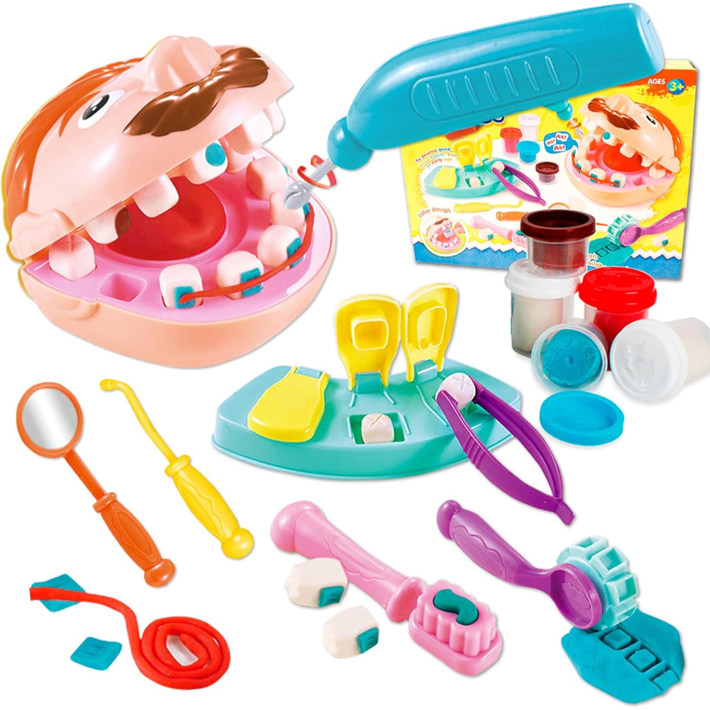 Happy Color Mud Dentist Set - Toys - OKO