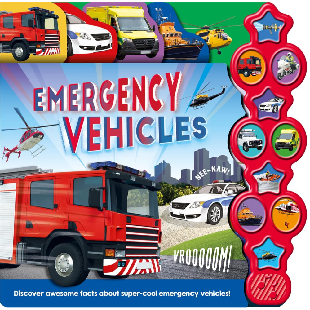 Emergency Vehicles Sound Board Book
