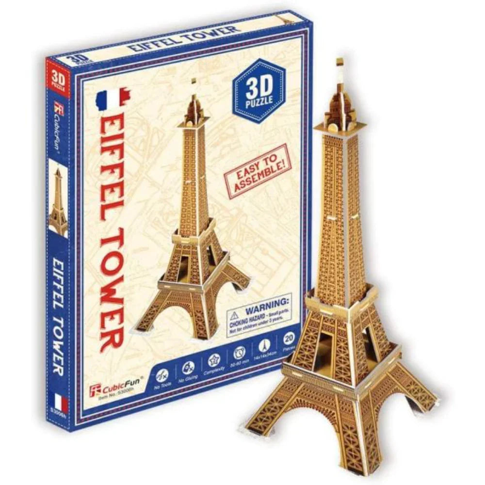 CubicFun Eiffel Tower 3D Puzzle - Toys