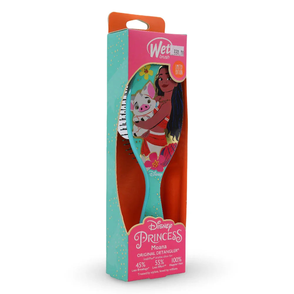 Wet Brush Original Green Detangler Ultimate Princess Edition - Moana & Pua