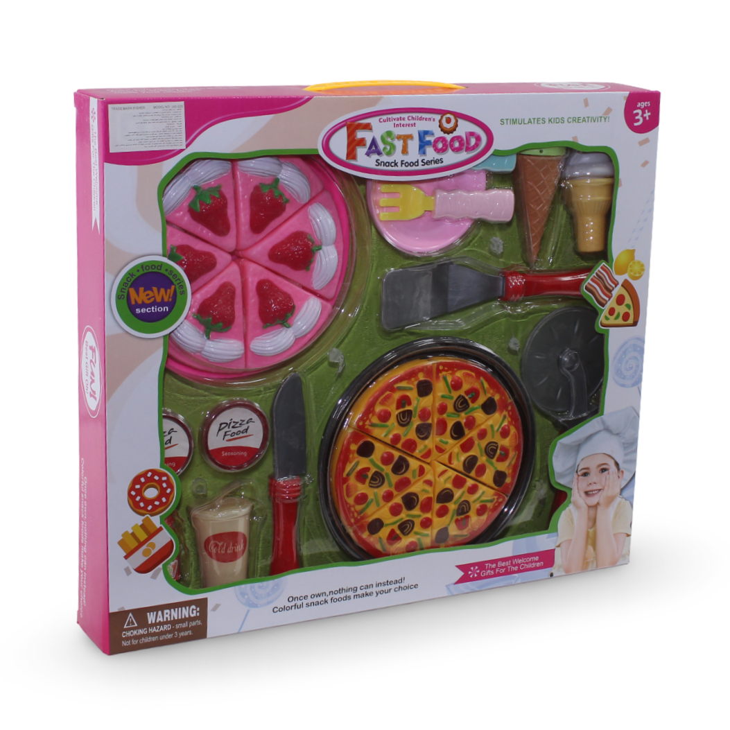 Fast Food Series Pizza Role Play Toy Set - Toys - OKO