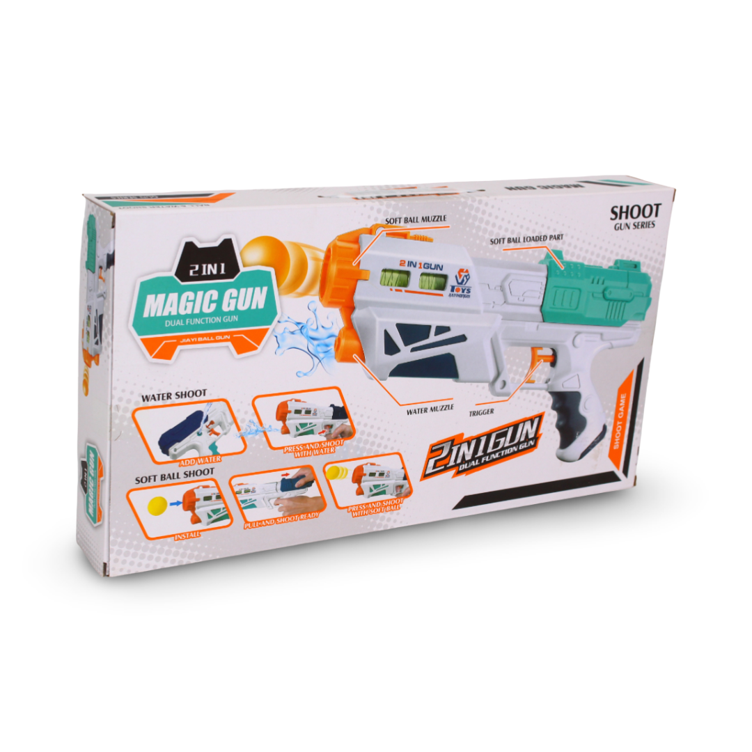\Water Gun with Soft Balls and Bowling Set