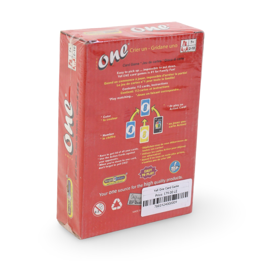 Yell One Card Game