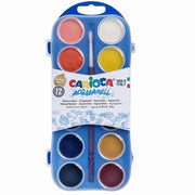 Carioca Stone Watercolors 30ml – 12 Colors + Brush