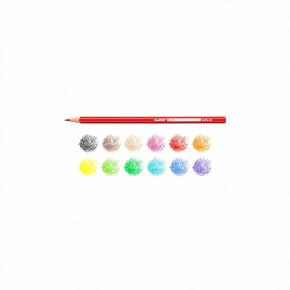 Carioca Wooden Colored Pencils – 24 Colors