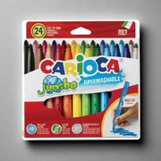 Carioca Jumbo Flowmaster Colours – 24 Colors