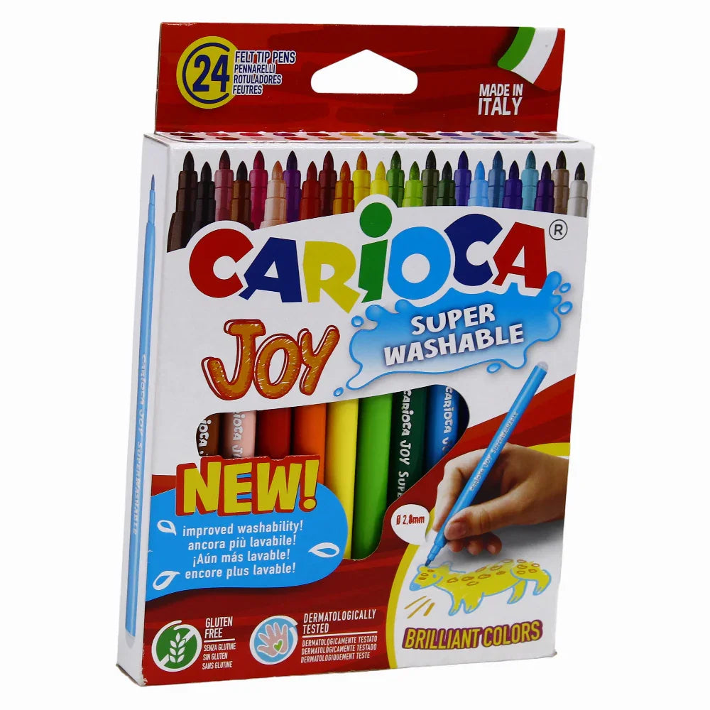 Carioca Joy Super Washable Pen – 24 Colors