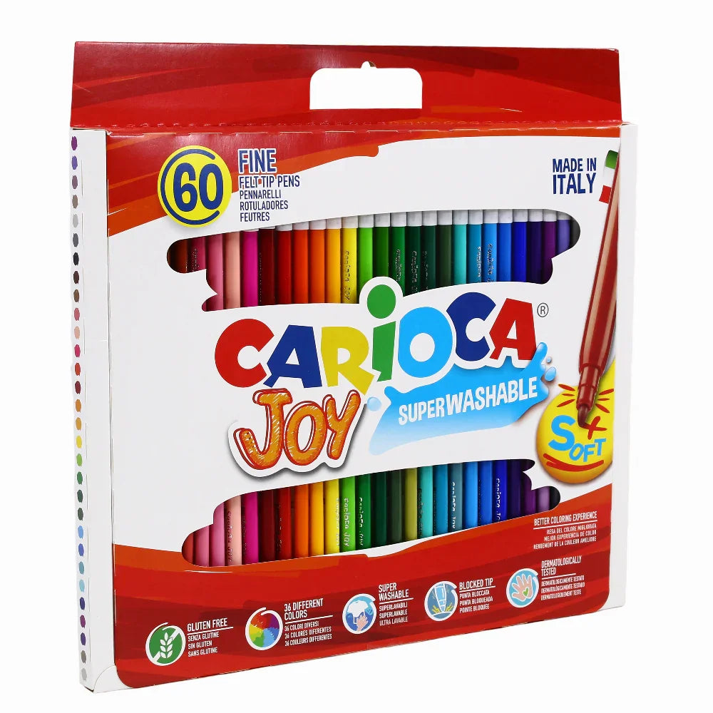 Carioca Joy Super Washable Colors – 60 Colors