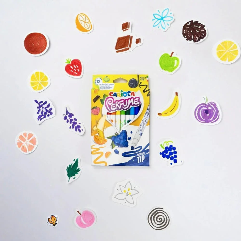 Carioca Perfume Scented Felt Tip – 12 Colors
