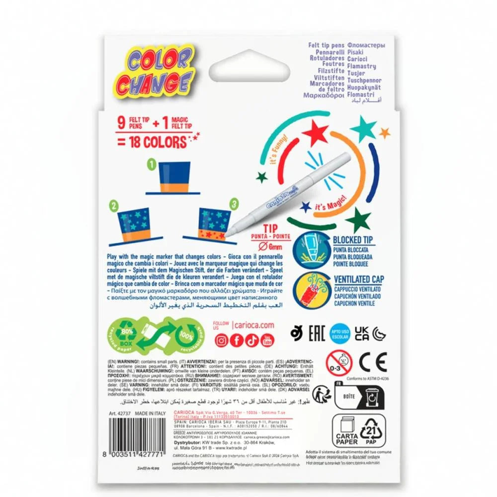 Carioca Magic Dual Colors – 9 Magic Colors