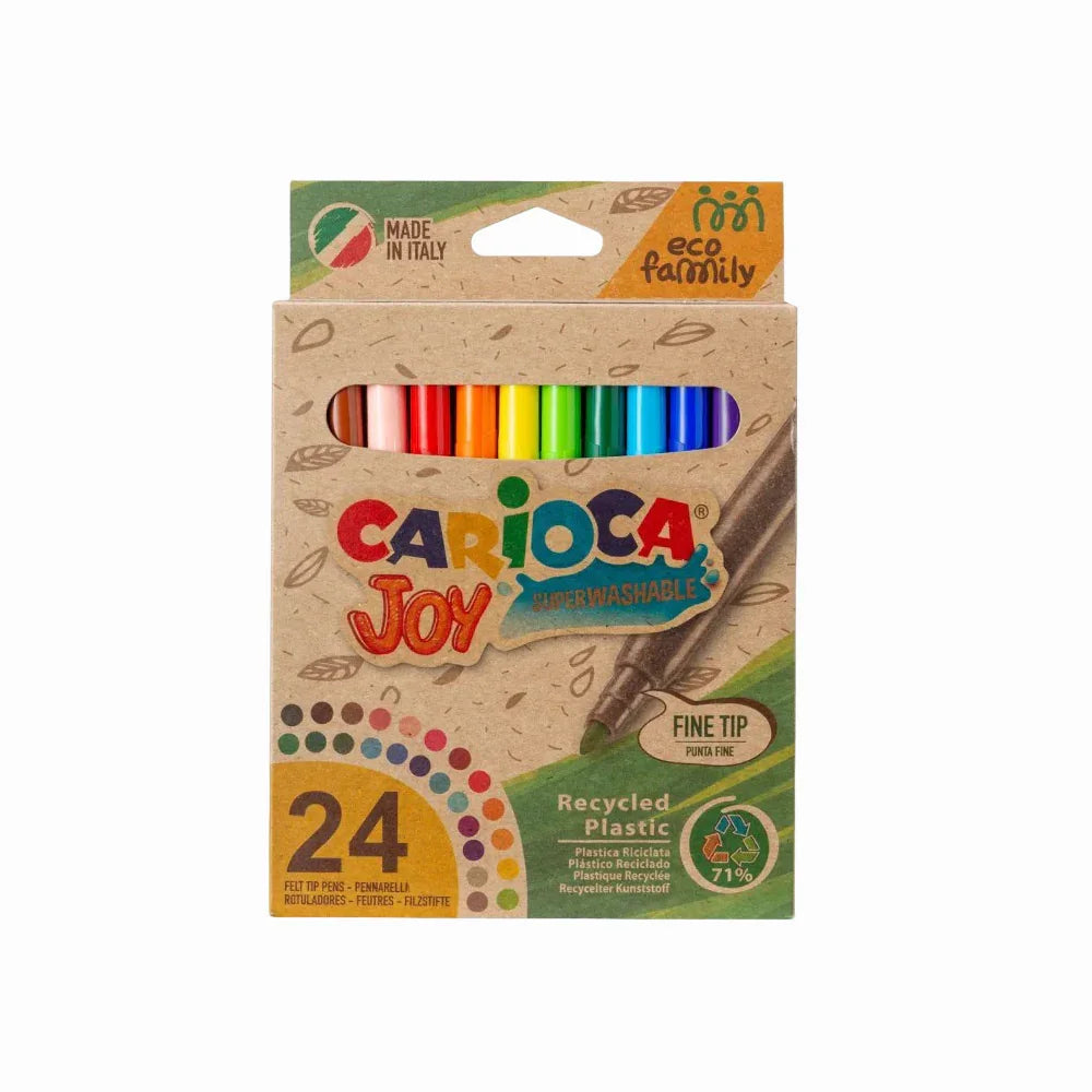 Carioca Joy Super Washable Pens – 24 Colors