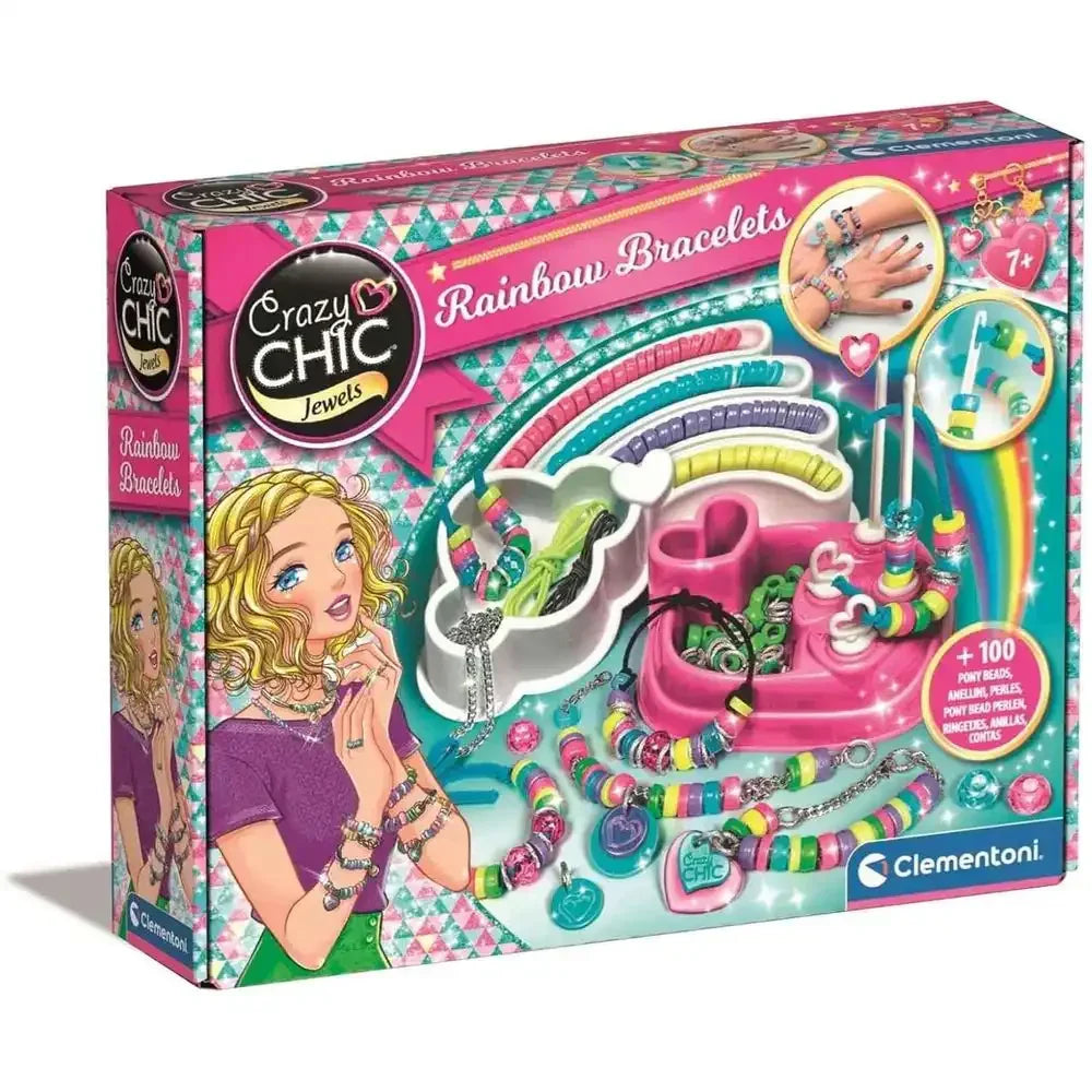 Clementoni Crazy Chic Jewels Rainbow Bracelets Set