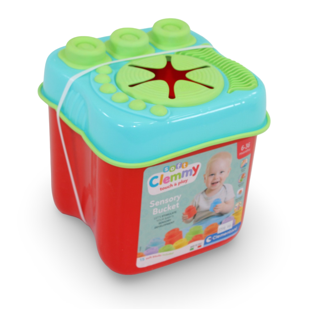 Clementoni Soft Clemmy Touch & Play Sensory Bucket - Toys