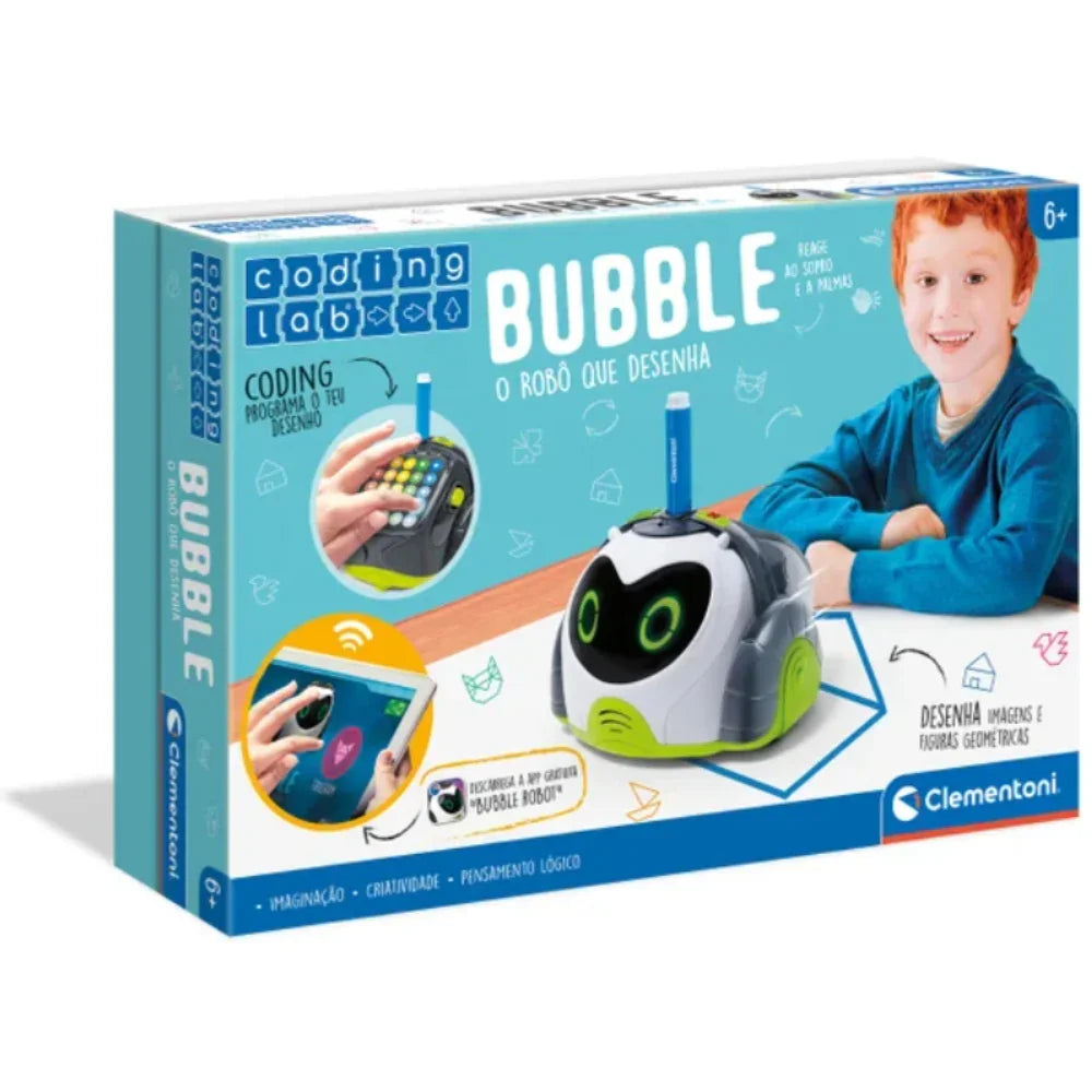 Clementoni Robot interactiva programabila Bubble Robot