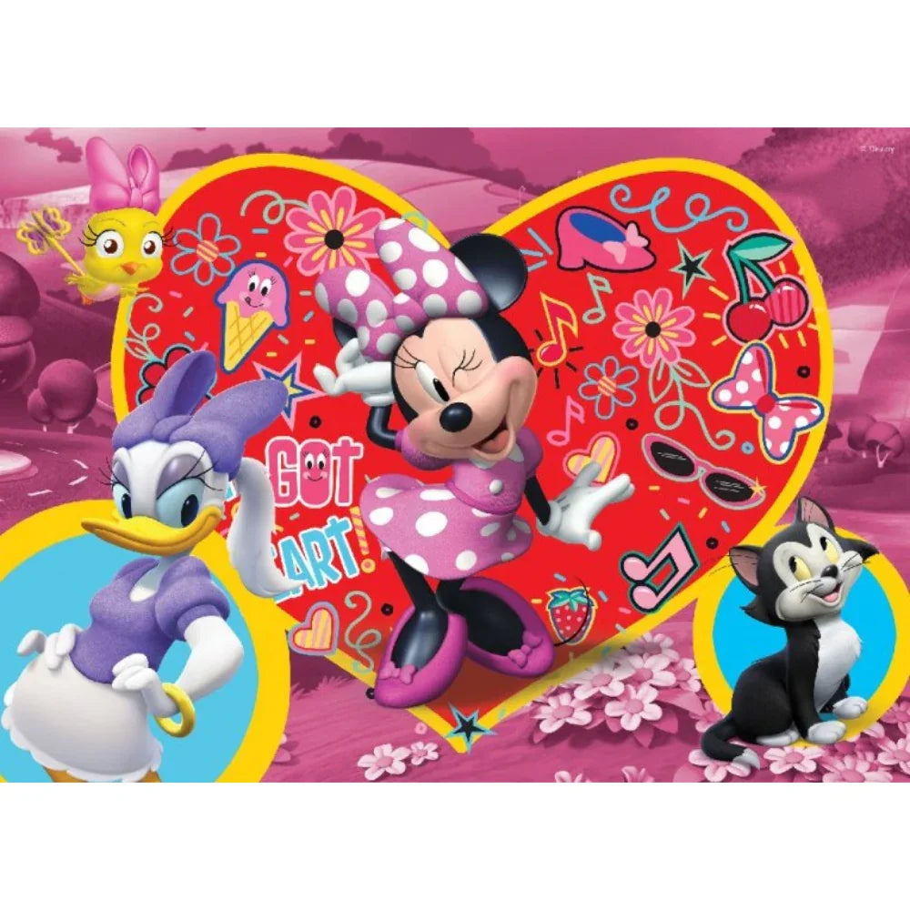 Lisciani Minnie Mouse Double-Face Puzzle - 24 Pieces
