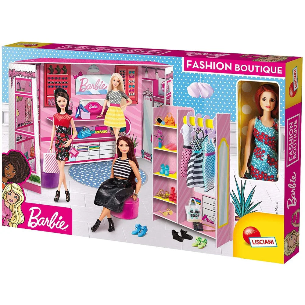 Lisciani Barbie Fashion Boutique Playset with Doll